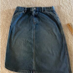 Jean Gap Skirt